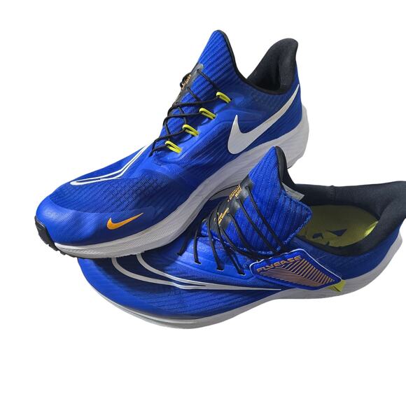 Nike Zoom Pegasus Flyease Men's Shoes Blue/White‎ 11 Preowned, Athletic Stylish - Picture 3 of 13